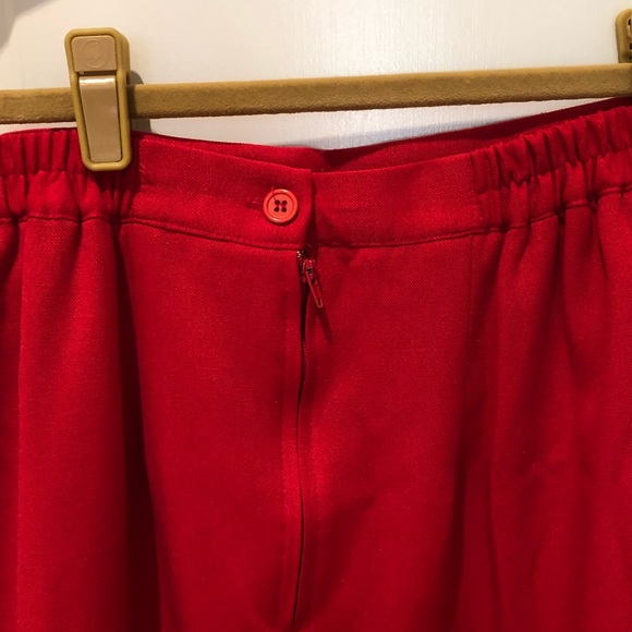 Chad Stevens Red Business/Career Suit Size 8 - Picture 7 of 8